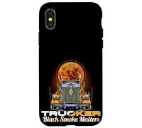 Funny Trucker Tractor Trailer 18 Wheeler Case for iPhone X/XS