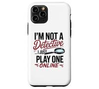 Funny True Crime Armchair Detective Podcast Humor Case for iPhone 11 Pro