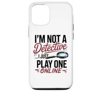 Funny True Crime Armchair Detective Podcast Humor Case for iPhone 12/12 Pro