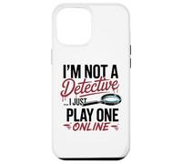 Funny True Crime Armchair Detective Podcast Humor Case for iPhone 12 Pro Max