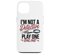 Funny True Crime Armchair Detective Podcast Humor Case for iPhone 13