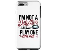 Funny True Crime Armchair Detective Podcast Humor Case for iPhone 7 Plus/8 Plus