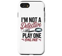 Funny True Crime Armchair Detective Podcast Humor Case for iPhone SE (2020) / 7 / 8