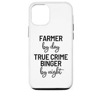 Funny True Crime Lover, Farmer By Day Quote Slogan Case for iPhone 12/12 Pro