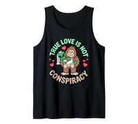 Funny True Love Conspiracy Alien Bigfoot Funny Wedding Art Tank Top