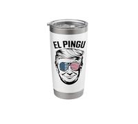 Funny Trump El Pingu Cuban Saying Slang Hialeah Miami 305 Stainless Steel Insulated Tumbler
