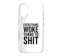 Funny Trump Everything Woke Turns to Shit Political Case for iPhone 17