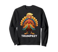 Funny Trump Turkey Thanksgiving Political Humor Parody Sweatshirt