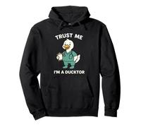 Funny Trust Me I’m a Ducktor Medical Pun Quack Duck Doctor Pullover Hoodie