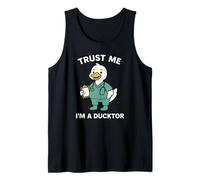 Funny Trust Me I’m a Ducktor Medical Pun Quack Duck Doctor Tank Top