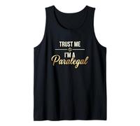 Funny Trust Me Im A Paralegal Legal Assistant Clerk Tank Top
