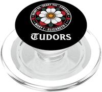 Funny Tudor Kings, Queens Monarchs Of English History Rose PopSockets PopGrip for MagSafe
