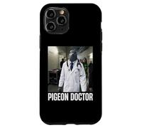 Funny Tuff Pigeon Doctor 2026 New Brainrot Meme Kid AI Joke Case for iPhone 11 Pro