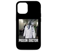 Funny Tuff Pigeon Doctor 2026 New Brainrot Meme Kid AI Joke Case for iPhone 12/12 Pro