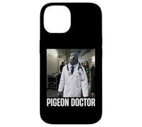 Funny Tuff Pigeon Doctor 2026 New Brainrot Meme Kid AI Joke Case for iPhone 14