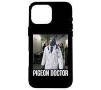 Funny Tuff Pigeon Doctor 2026 New Brainrot Meme Kid AI Joke Case for iPhone 16 Pro Max