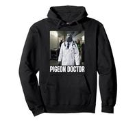 Funny Tuff Pigeon Doctor 2026 New Brainrot Meme Kid AI Joke Pullover Hoodie