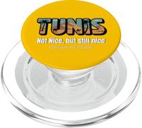 Funny Tunisia Not Nice, But still nice Influencer Fail Humor PopSockets PopGrip for MagSafe