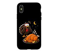 Funny Turkey BRUH Shocked Thanksgiving Dinner Boys Girls Case for iPhone X/XS