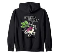Funny Turnip The Beet Veggie Lover Pun Zip Hoodie
