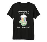 Funny Turtle Rainbow Time to Be A Turtle Costume Premium T-Shirt