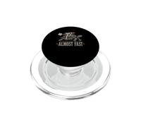 Funny Turtle Rocket Almost Fast Space Vintage Humor PopSockets PopGrip for MagSafe