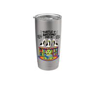 Funny Turtle-y Awesome Pre K Gulls Scream 1st Day of School Stainless Steel Insulated Tumbler