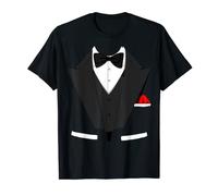 Funny Tuxedo T-shirt Black and White With Bowtie T-Shirt