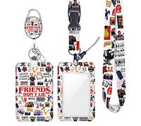 Funny TV Show Merchandise Fans Merch Gifts Stuff - Lanyard Retractable Badge Reel with Vertical Id Protector Clip for Friends, Nurse, Doctor, Teacher Birthday
