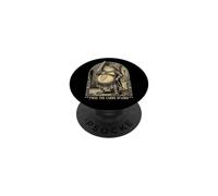 Funny T'was The Carbs M Lord Medieval Knight Fat Frog PopSockets Adhesive PopGrip