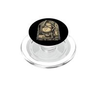 Funny T'was The Carbs M Lord Medieval Knight Fat Frog PopSockets PopGrip for MagSafe