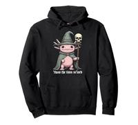 Funny T'was The 'Tism M'Lord Autism Fantasy Mage Axolotl Pullover Hoodie