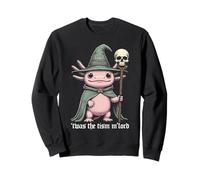 Funny T'was The 'Tism M'Lord Autism Fantasy Mage Axolotl Sweatshirt
