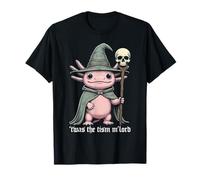 Funny T'was The 'Tism M'Lord Autism Fantasy Mage Axolotl T-Shirt