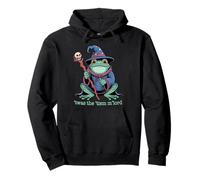 Funny Twas The Tism M'Lord Frog Wizard Meme Halloween Pullover Hoodie
