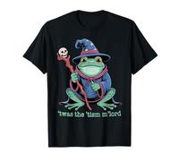 Funny TWAS The Tism M'Lord Frog Wizard Meme Halloween T-Shirt