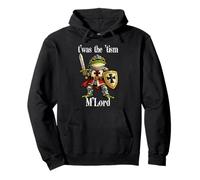 Funny T'was The 'Tism M'Lord Medieval Knight Frog Pullover Hoodie