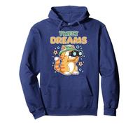 Funny Tweet Dreams Cute Cat Bird Watching Toddler Pullover Hoodie