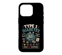 Funny Type 1 Diabetes - 1 Out of 5 Stars Diabetic Diabetes Case for iPhone 16 Pro