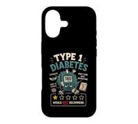 Funny Type 1 Diabetes - 1 Out of 5 Stars Diabetic Diabetes Case for iPhone 17