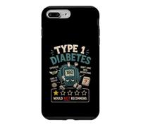 Funny Type 1 Diabetes - 1 Out of 5 Stars Diabetic Diabetes Case for iPhone 7 Plus/8 Plus