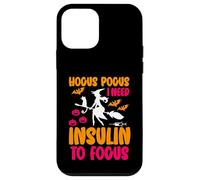 Funny Type 1 Diabetes Hocus Pocus I Need Insulin to Focus Case for iPhone 12 mini