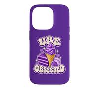 Funny Ube Obsessed Filipino Dessert Lover Purple Yam Foodie Case for iPhone 14 Pro