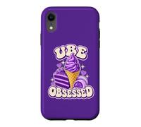 Funny Ube Obsessed Filipino Dessert Lover Purple Yam Foodie Case for iPhone XR