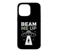 Funny UFO Alien Space Humor Sci Fi Graphic Beam Me Up Case for iPhone 14 Pro Max
