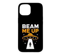 Funny UFO Alien Space Humor Sci Fi Graphic Beam Me Up Case for iPhone 15