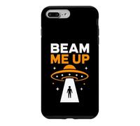 Funny UFO Alien Space Humor Sci Fi Graphic Beam Me Up Case for iPhone 7 Plus/8 Plus