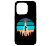 Funny UFO Baritone Saxophone | Jazz Bari Sax Alien Spaceship Case for iPhone 15 Pro
