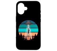 Funny UFO Baritone Saxophone | Jazz Bari Sax Alien Spaceship Case for iPhone 16