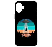 Funny UFO Baritone Saxophone | Jazz Bari Sax Alien Spaceship Case for iPhone 16 Plus